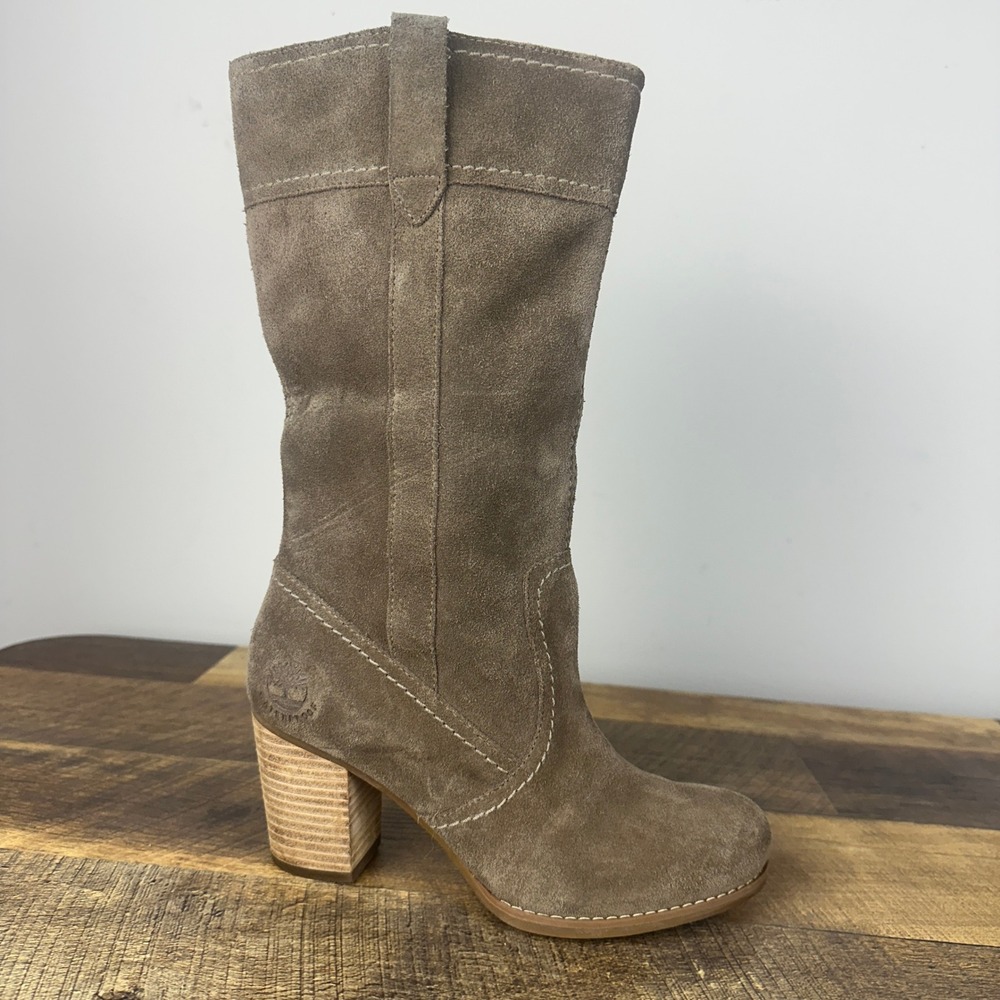 Timberland Earthkeepers Rudston‎ Waterproof Suede Pull-On Boots TimberDry Sz 6